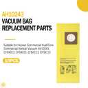 AH10243 Vacuum Bag for Hoover CU2 Vacuum Cleaner, Yellow 10PCS