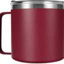2 x Grandma Mothers Day Gift for Grandma from Grandson Granddaughter Grandkids - Best Great Grandmas Mug Gifts, Funny Birthday Presents for Grandmother, 14 OZ Stainless Steel Insulated Coffee Mug Cup