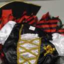 Sicypoty Girls Pirate Costume for Halloween Cosplay Pirate Costume Buccaneer Dress, Size: Large