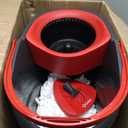 O-Cedar EasyWring Microfiber Spin Mop, Bucket Floor Cleaning System, Red, Gray, Standard