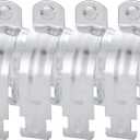 UXCELL 3" EMT Strut Clamps - 4Pcs Universal Steel Pipe Clamps with Bolt and Nut for Rigid Conduit and EMT
