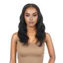 FUTAI 22 Inch Real Human Hair Wave Body Wigs HD Front 13×4 Lace Wig for Professional Female Diverse Styles