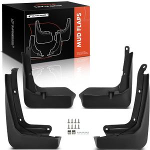 A-Premium Set of 4 Mud Flaps Splash Guards Mudguards Mudflaps Compatible with BMW G08 Series iX 2022-2024, with Hardware, Front & Rear (Driver and Passenger Side)