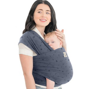 KeaBabies Baby Wrap Carrier - All in 1 Original Baby Carrier Newborn to Toddler Sling, Easy to Wear, Hands Free Bonding, Lightweight, Breathable Infant Wraps (Planets)