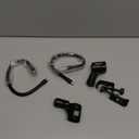 2 Pcs Gooseneck Mic Stand Mic Holder Microphone Stand Mount Adjustable Arm Adapter Podium Microphone Flexible Gooseneck Desktop 3/8 to 5/8 Inch with Clip Desk Clamp Music Recording Equipment