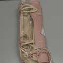 2Pack Silicone Placemats for Baby&Kid, Stain-Proof Non-Slip Baby Place Mat for Restaurant Highchair& Home Dining, Baby-led Food mats for Travel, Portable Toddler Table mat-Waterproof&Dishwasher Safe (Pink&beige)