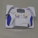 IWGAME Wireless Controller for PS-5/PC, Hall Effect Joysticks & Triggers, Gaming Controller with Programmable/Remap/Turbo/LED Light Functions, 3.5MM Headphone Jack, Dual Vibration,White