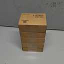 5 x Vitalizart Camel Velvet Ribbon Set 3/8"" x 15 Yd Wooden Spool Fabric Trim 3 Rolls * 5 Yd for Christmas Wreath Decoration Handmade Craft Ornaments Gift Wrapping & Bow Making