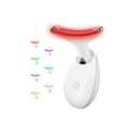 Face and Neck Massager Light Therapy, Face Massager Tool for Women,  Color Face Neck Massager, Face Sculpting Tool, Facial Massager Face Lift Device, True Beauty Glow Facial Massager