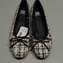 Steve Madden New York Zion White/Black Women's Flats Shoes Size 9