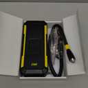 Tire Inflator Portable Air Compressor, 150 PSI Portable Tire Inflator for Car with Digital Gauge, Air Pump for Inflatables with LED & Auto Shut-Off, Ideal for Car, Motorcycle, Bicycle and Ball (Black)