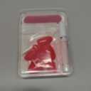 Glamnetic Press On Nails - Fiery Red | Opaque Bright Red Short Almond Fake Nails, Salon Quality | 15 Sizes - 30 Nail Kit with Glue