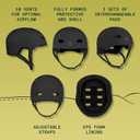 Retrospec Dakota Bicycle / Skateboard Helmet for Adults - Commuter, Bike, Skate, Scooter, Longboard & Incline Skating - Highly Protective & Premium Ventilation- Small- Matte Black ( Small: 51-55 cm)
