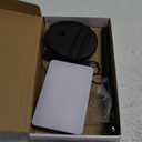 LED Video Light with Stand, Home Studio Back Lights, Photo Lights with Color Filters for Close Photography Lighting YouTube Video Recording, Desk Game Steaming (Glossy Black)