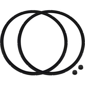 2PCS 09936 09904 Pressure Canner Sealing Ring & Overpressure Plug Compatible with Presto Pressure Cooker