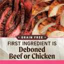 Merrick Lil Plates Grain Free Dinner Duos Soft Natural Wet Small Dog Food Variety Pack, Beef and Chicken - (Pack of 1) 2.6 lb. Tubs (EXP 12/01/26)