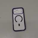 Miracase for iPhone 17 Pro Max Case 6.9" Full-Body Phone Case with Built-in Glass Screen Protector& Full Camera Protector,[Magnetic with MagSafe] Drop Proof 17 ProMax Cover, Clear Blue