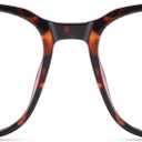 Oversized Square Blue Light Blocking Glasses for Women Men, Anti-Fatigue Computer Monitor Glasses Reduce Eye Strain