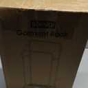 Simple Trending Clothing Clothes Rack Double Rods with Wheels, Rolling Metal Garment Rack for Hanging, Black