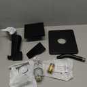 Delta Faucet Modern 14 Series Matte Black Shower Faucet, Tub and Shower Trim Kit with Single-Spray Touch-Clean Black Shower Head, Matte Black T14467-BL-PP (Valve Not Included)