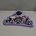 Kavaas Gamer Neon Sign, UV Printed Gaming Neon Sign for Gamer Room Decor - LED Video Game Neon Lights for Bedroom Boys, Gaming Wall decor - Best Gamer Gifts for Teenage Boys, Christmas