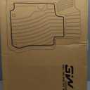 3W Floor Mats Fit for Honda Accord 2018-2022(Include Hybrid Models), Custom Fit Floor Liner for 1st 2nd Row Full Set TPE All-Weather Car Liners Black