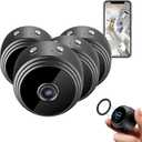 Hidden Camera 4 Packs, 1080P HD WiFi Home Indoor Outdoor Camera for Baby/Pet/Nanny, Mini Camera Remote Viewing for Security with iOS,Android Phone APP(Video Only) BP19