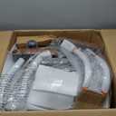 YFO Home Office Desk Chair Office Rubber Casters Ergonomic Computer Chair with Lumbar Support Adjustable Height Rolling Swivel Executive Task Armrests Chair Brown Leather (Mid Back)