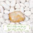 5lbs White Natural River Rocks, Polished Pebbles for Plants Garden, 1-2 inch Decorative White Stones, Ideal for Fish Tank, Vases, Crafting, Home Decor and Garden Landscaping Rocks,White