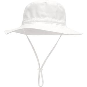 2 x Baby Sun Hat Toddler Summer Hats UPF 50+ Baby Bucket Hat Protective Bucket hat Kids Beach Hats for Baby Boy Girl (White, S)