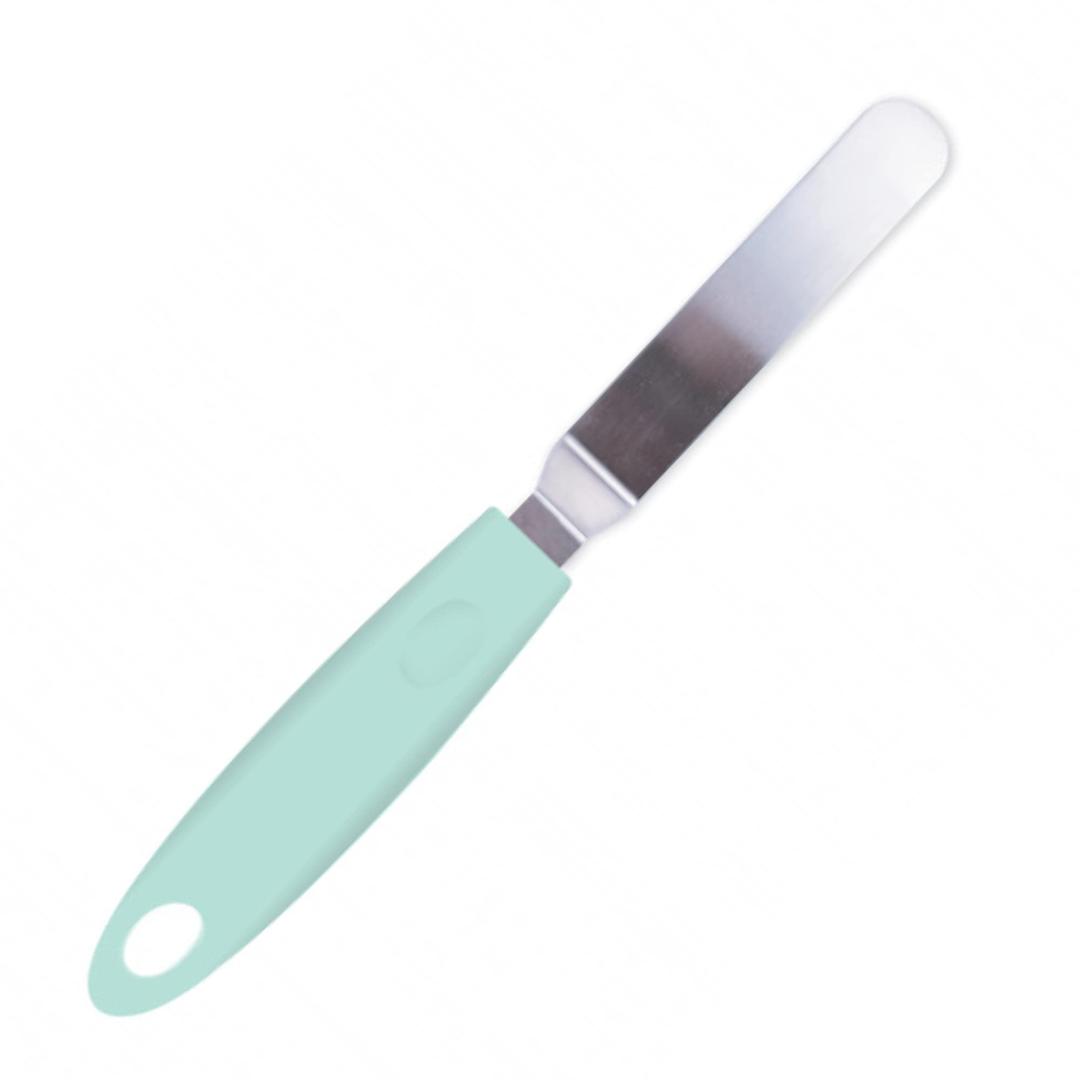 Scrapcooking Stainless Steel Mini Angled Spatula - 21cm