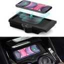 CarQiWireless Wireless Car Charger for BMW X3 G01 2018-2022 2023 2024 BMW X4 2019 2020 2021 2022 2023 2024 2025 Accessories Wireless Charging Pad Mat for Women Men Girls