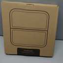 Couch Console Expandable Lap Tray with Armrest, Table for Laptop, Writing, Eating - Great for Car, Travel, Bed- Grey (11.4 x 11.4 x 0.8 inch, Gray)