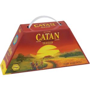 CATAN Traveler COMPACT EDITION Board Game - Settle, Trade, and Build on the Go! Strategy Game, Family Game for Kids and Adults, Ages 10+, 2-4 Players, 60 Minute Playtime, Made by CATAN Studio