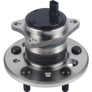KUSATEC 512207 Rear Right Wheel Bearing and Hub Assembly Compatible with Lexus ES300 2002-2012, Toyota Avalon 2005-2012, Camry 2002-2011, Highlander 2001-2003, Solara 2004-2008, 5 Lug Bolts w/ABS