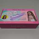 kidzkube Kids Hair Gem Stamper Kit, Quick Gems Hair Jeweler, Bling Hair Jewels for Girls Toys, Hair Styling Tool with Reusable Shining Diamonds, Birthday Gifts Toys for Girls (Purple)