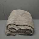 FY FIBER HOUSE Throw Blanket for Couch Soft Warm Fuzzy Blankets for Sofa All Season Use, 50x60 Inches, White