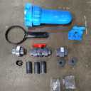 Aquasana Rhino Whole House Water Filter System Installation Kit with 3/4" Fittings and 10" Pre-Filter