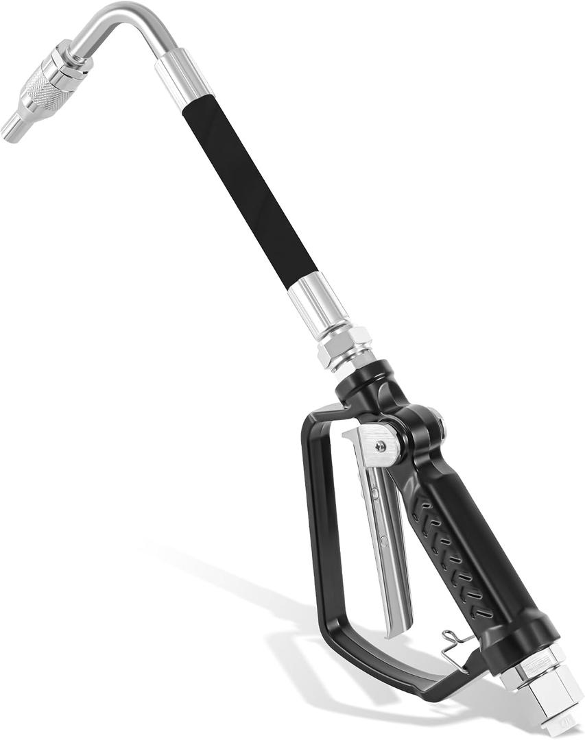 Oil Gun Dispenser, Oil Control Valve Nozzle with 1/2-Inch NPT Inlet, Large
