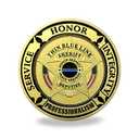 Thin Blue Line Sheriff Police Challenge Coin Law Enforcement Oath of Honor