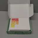 102 Pack Happy Birthday Cards Bulk Box Set with Envelopes 4 x 6 inch, Blank Inside, 6 Designs for Students, Work, Office, Colorful Ombre Font (Plus 102 Pack Envelopes)