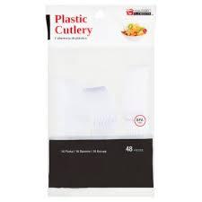 Culinary Elenents Plastic Cutlery 144 Pieces 3 Pack