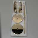 Zeochyni Set of 6 French Gold Taper Candle Holders Candlestick Holders, Decor Candle Stick Candle Holder for Table or Mantel Centerpiece, Wedding, Dinning, Party Home Decor