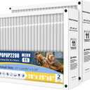 POPUP 2200 MERV 11 Air Filter Compatible with Honeywell POPUP2200 Air Cleaning,20x25x6 Pleated Design Actual Size 21"x24 61/64"x5 21/64"(2-PACKS)