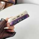Caseative for iPhone 12 Case,Water Ripple Pattern Curly Wave Frame Soft Phone Case (White)