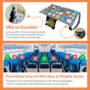 Little Traveler Toddler Airplane Bed & Seat Extender Cozy & Easy Setup Airplane Bed for Kids, Ages 1-4