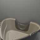 Amazon Basics Cat Litter Box with Lid, No-Mess, Standard, unisex, Charcoal, 26 in x 23 in x 20 in