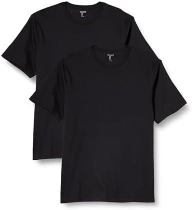 Amazon Essentials Men's Cotton Regular-Fit Short-Sleeve Crewneck T-Shirt, Pack of 3, Medium 