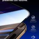 MAGIC JOHN 2 Pack for iPhone 16 Pro [6.3 inch] Tempered Glass Screen Protector, HD Clear, Bubble Free, Easy Installation, Auto Dust-Elimination, 16Pro 6.3''
