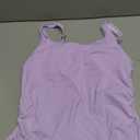 Aqua Eve Tankini Tops for Women Swimwear Top Only Tummy Control Bathing Suit Top No Bottom (Purple, M)